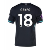 Camiseta Liverpool Cody Gakpo #18 Visitante Equipación 2024-25 manga corta